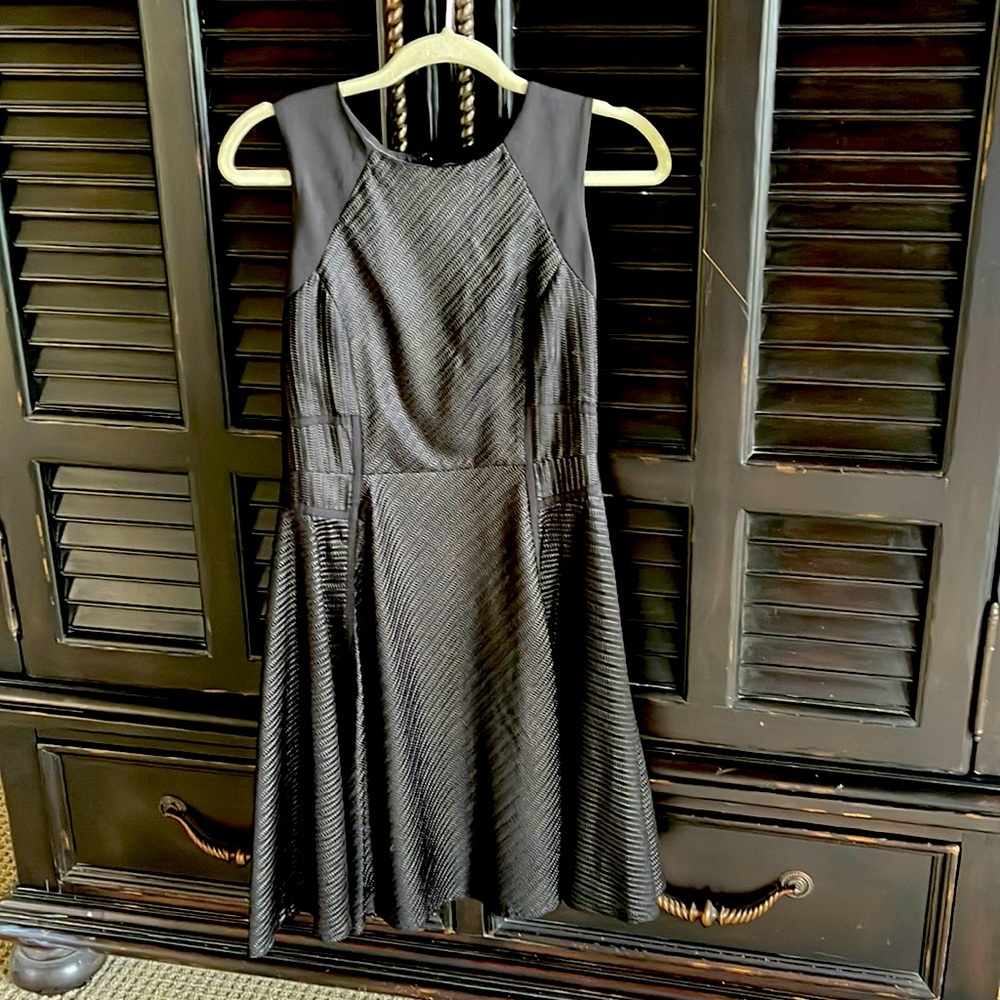 Badgley Mischa black scuba dress